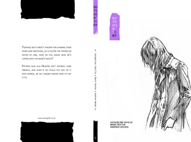 Cover and spine art for Boys Don't Cry